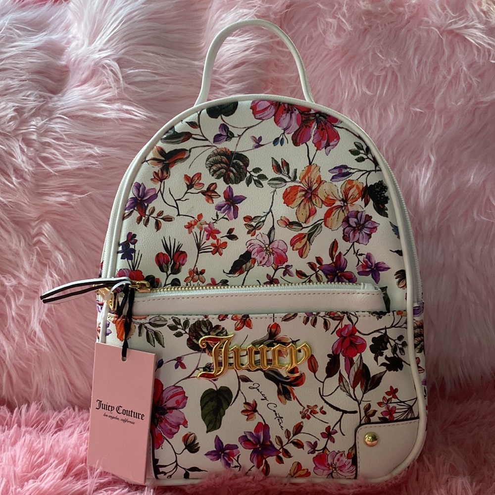 🌸Juicy Couture Garden Party White Backpack🌸